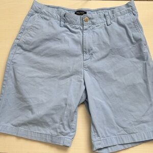 Nautica‎ Men's Sky Blue Flat Front Shorts 34